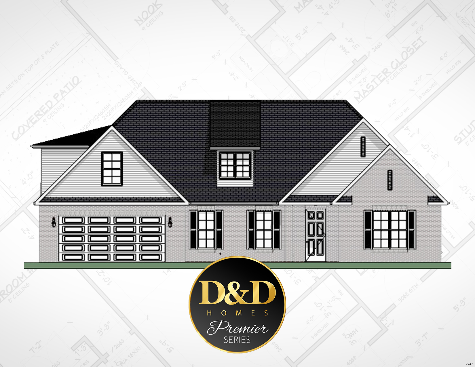 Briarton Elevation A 2 Car Briarton Elevation A 2 Car